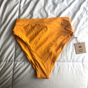 Toast Swim High Waisted Bottoms (Radiant Yellow)